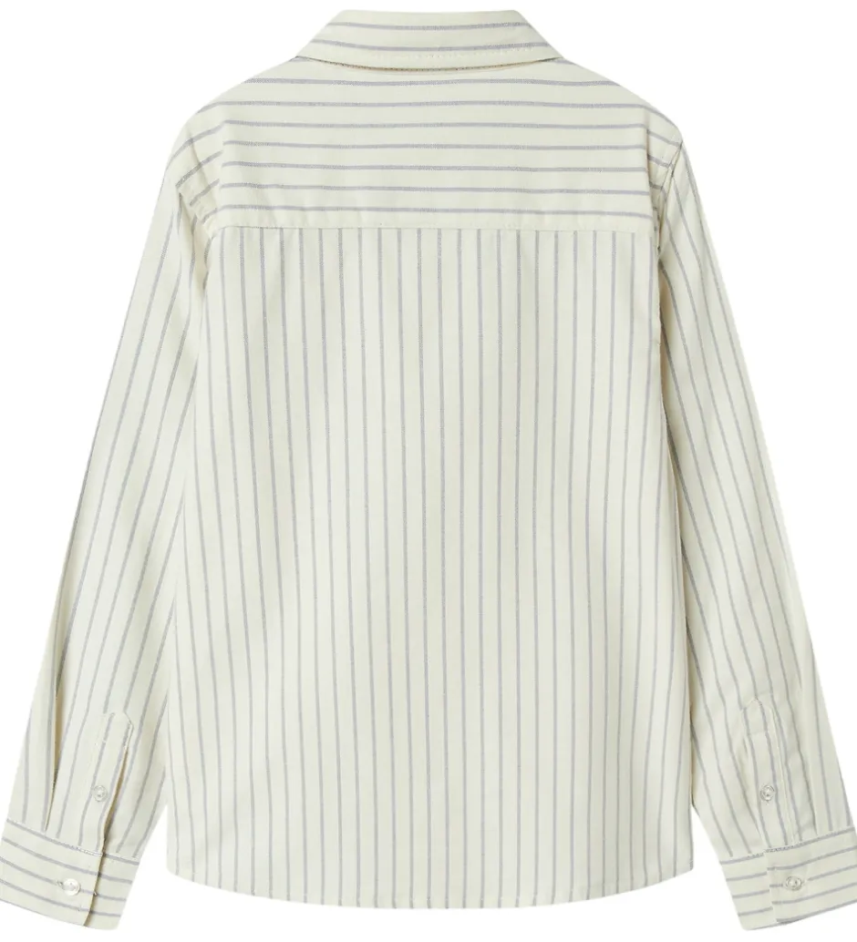 Børn Name It Skjorte - Noos - NkmNewsa - Jet Stream Stripes/Navy Blaz
