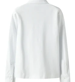 Børn Name It Skjorte - Piqué - NkmRon - Jersey - Bright White