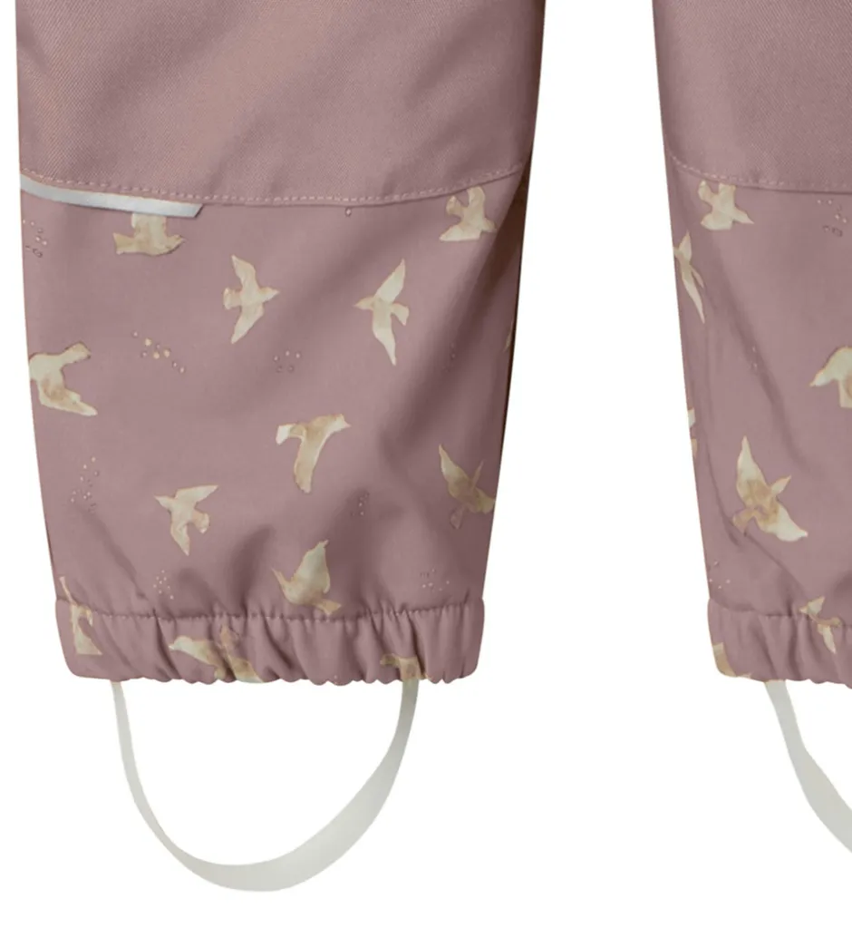 Børn Name It Softshellbukser m. Fleece/Seler - NmfAlfa08 - Woodrose/B