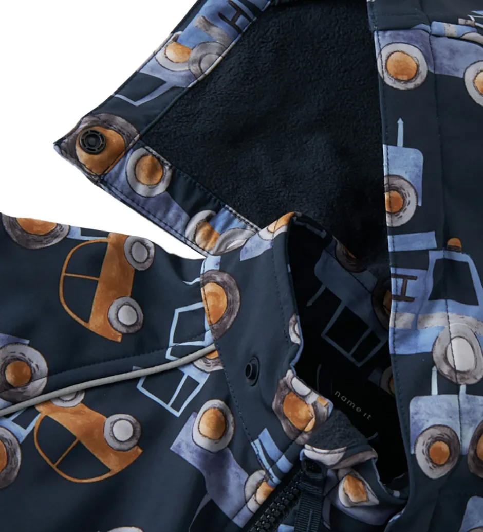 Børn Name It Softshelldragt m. Fleece - Noos - NmmAlfa08 - Dark Sapph