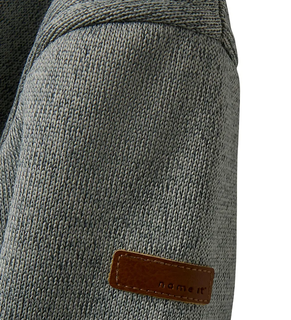 Softshell*Name It Softshelldragt m. Fleece - NbnMada08 - Grey Melange m. Ø