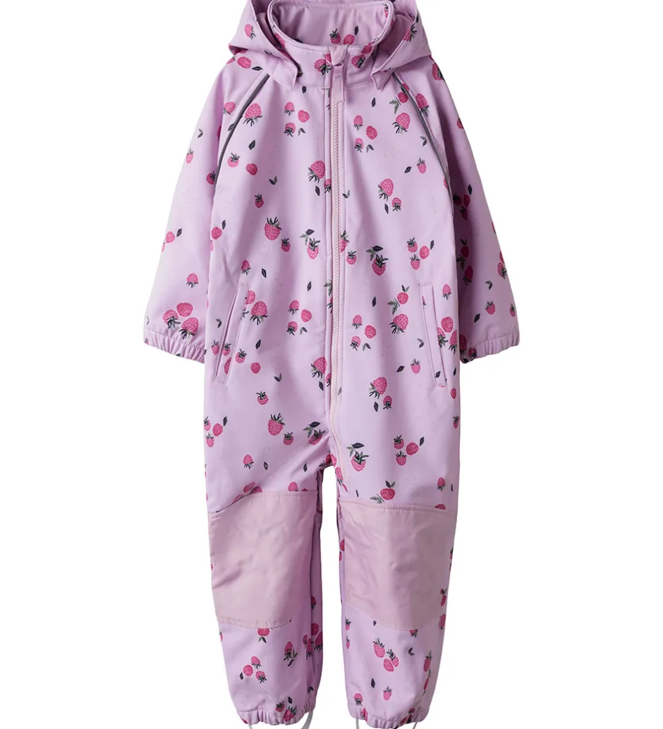 Softshell*Name It Softshelldragt m. Fleece - Noos - NmfAlfa08 - Winsome Or