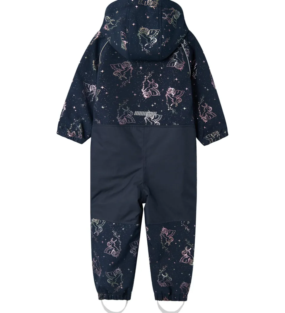 Softshell*Name It Softshelldragt m. Fleece - Noos - NmfAlfa08 - Dark Sapph