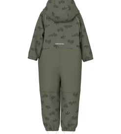 Softshell*Name It Softshelldragt m. Fleece - Noos - NmmAlfa08 - Dusty Oliv