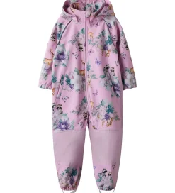 Børn Name It Softshelldragt m. Fleece - Noos - NmfAlfa08 - Pink Laven
