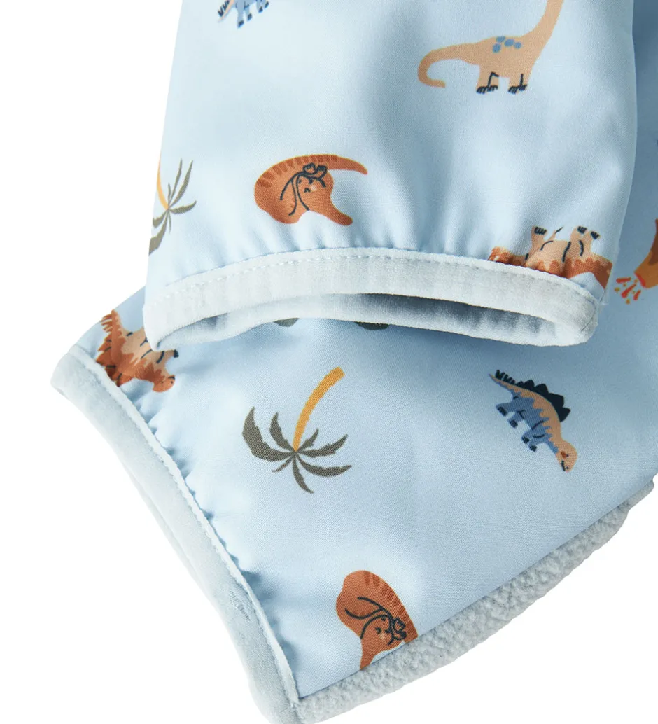 Softshell*Name It Softshelldragt m. Fleece - NbmAlfa08 - Skyway/Mini Dino
