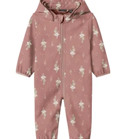 Børn Name It Softshelldragt m. Fleece - NbnAlfa08 - Woodrose/BUNNY