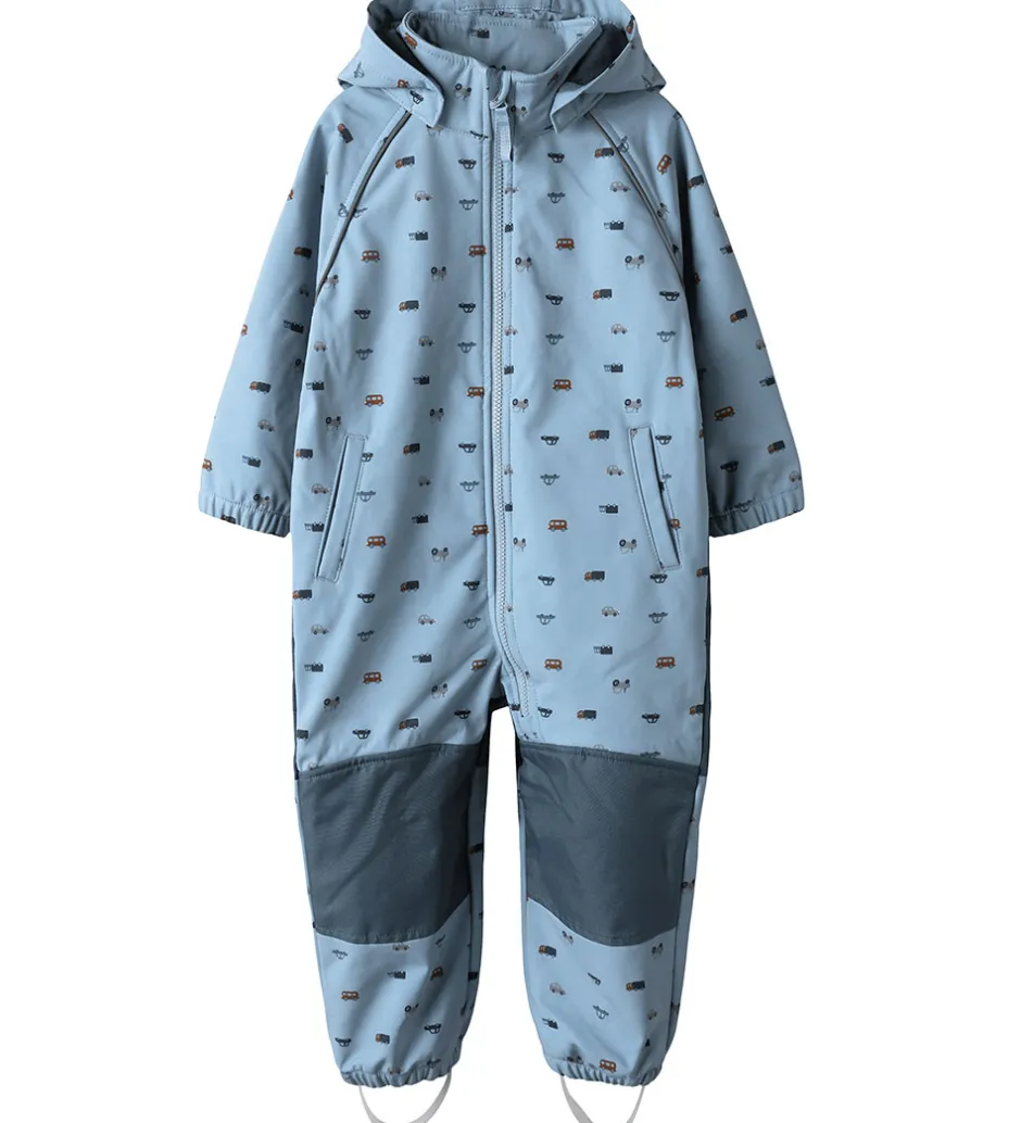 Softshell*Name It Softshelldragt m. Fleece - Noos - NmmAlfa08 - Infinity/C