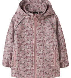 Softshell*Name It Softshelljakke m. Fleece - NmfAlfa08 - Woodrose/Blossom