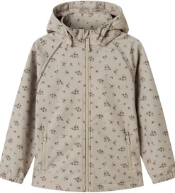 Softshell*Name It Softshelljakke m. Fleece - NkfAlfa08 - Pure Cashmere/Bou