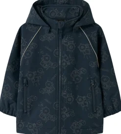 Softshell*Name It Softshelljakke m. Fleece - NmmAlfa08 - Dark Sapphire m.