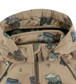 Softshell*Name It Softshelljakke m. Fleece - NmmAlfa08 - Silver Mink/Truck