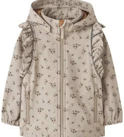 Softshell*Name It Softshelljakke m. Fleece - NmfAlfa08 - Pure Cashmere/Bou