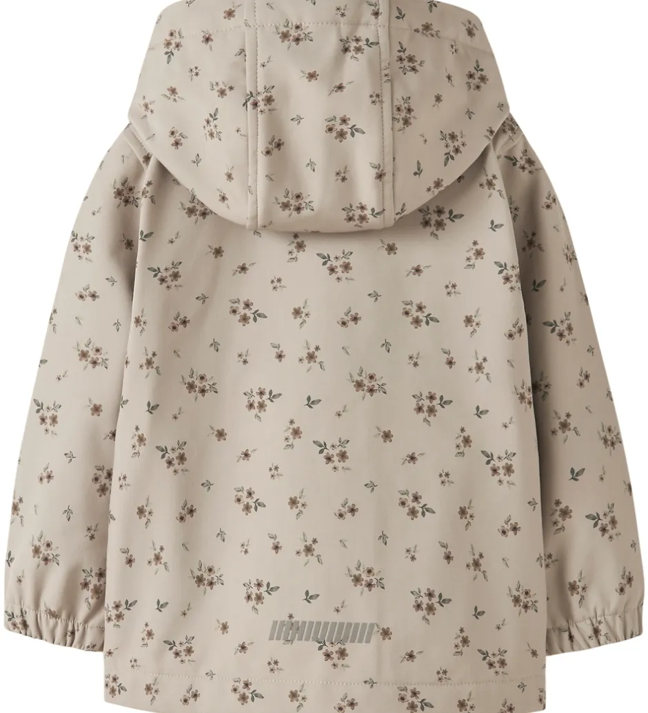 Softshell*Name It Softshelljakke m. Fleece - NmfAlfa08 - Pure Cashmere/Bou