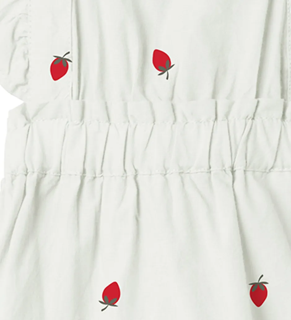 Sommerdragter*Name It Sommerdragt - NbfDerilla - Bright White/STAWBERRY