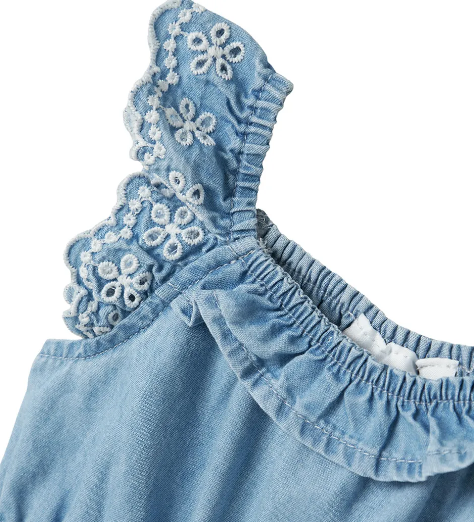 Sommerdragter*Name It Sommerdragt - NbfHill - Lyseblå Denim