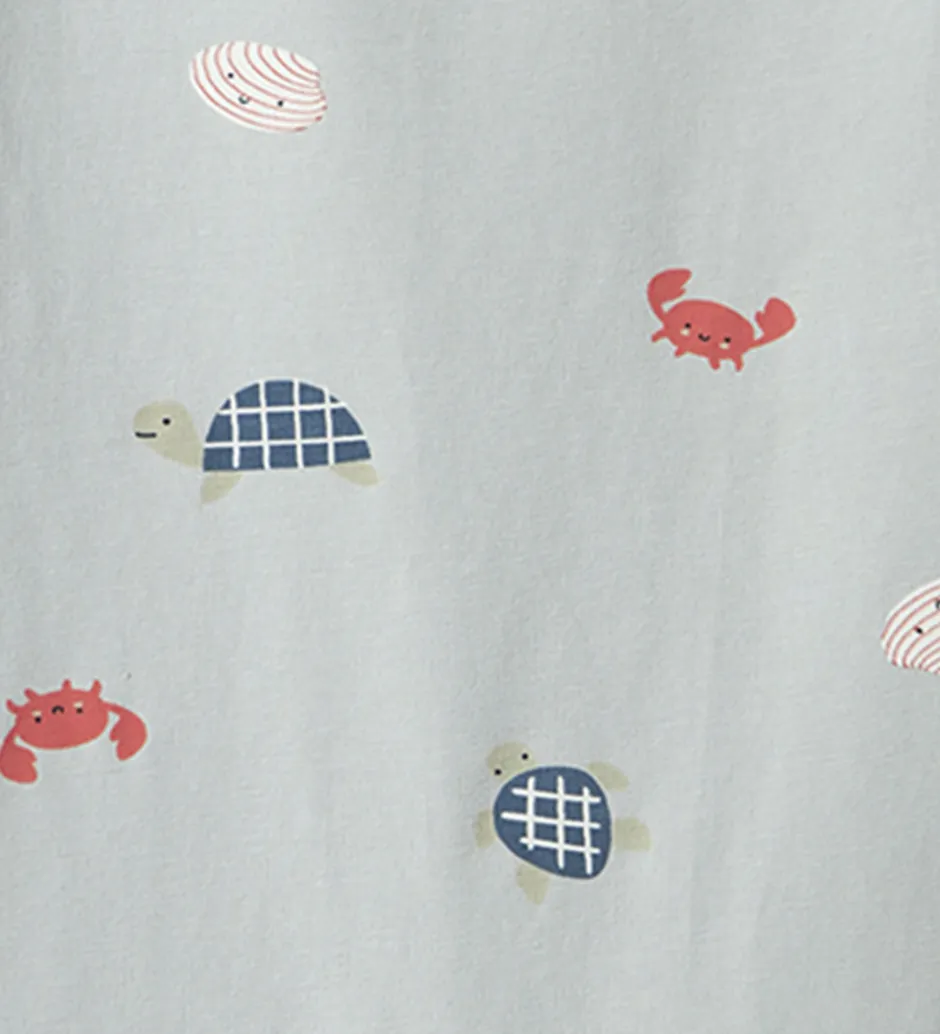 Sommerdragter*Name It Sommerdragt - NbmVroels - Pearl Blue/Sea Animals