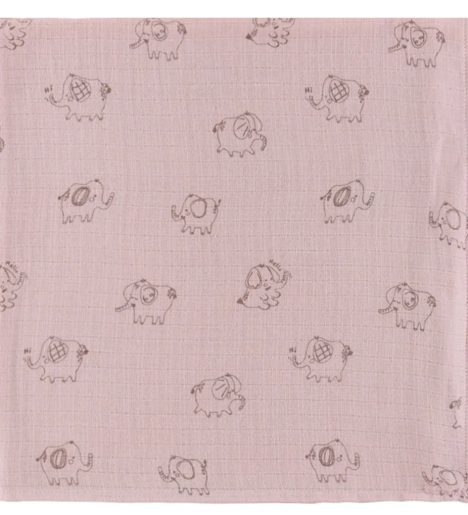 Name It Stofbleer - 3-pak - Musselin - 70x70 cm - NbnOhappy - Bu