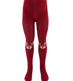 Strømpebukser*Name It Strømpebukser - 2-pak - NmfVichristmas - Jester Red/Clou