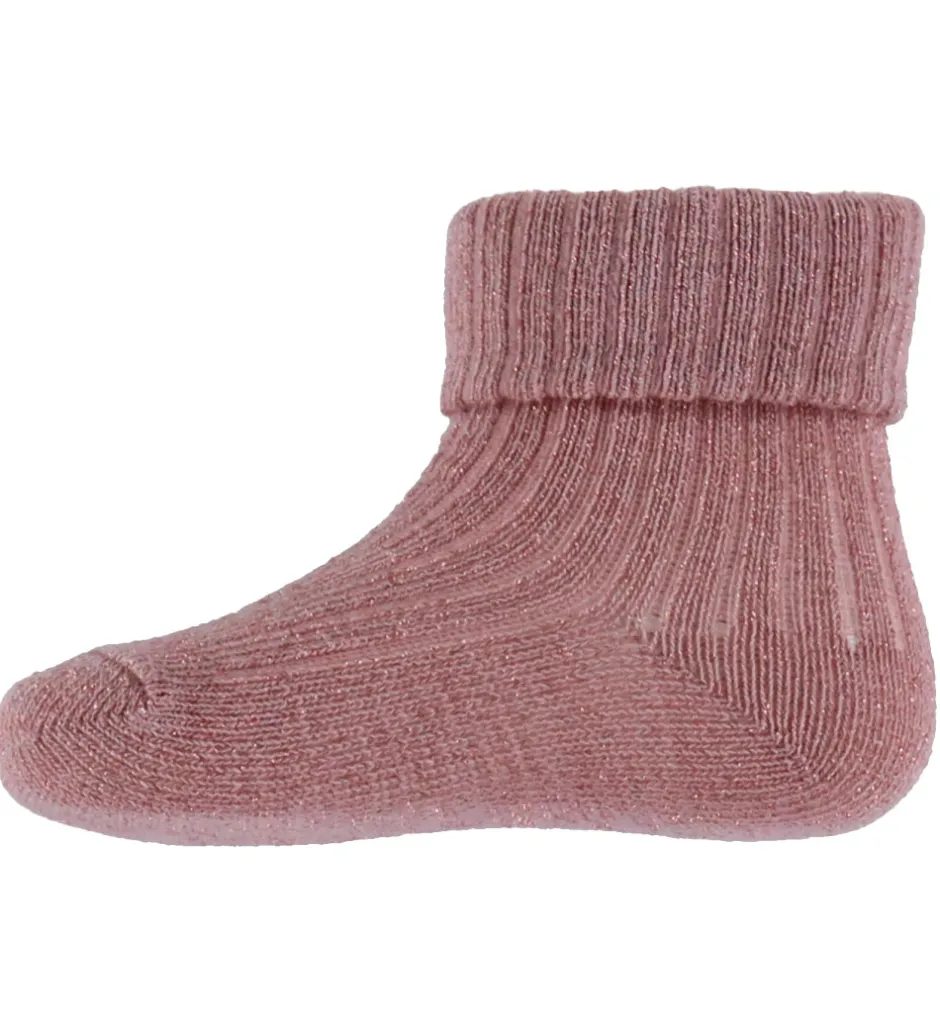 Børn Name It Strømper - Rib - NbfNobba - Glimmer - Keepsake Lilac