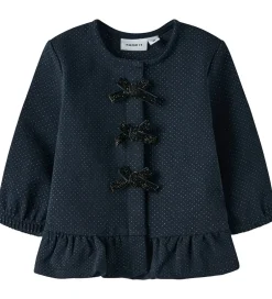 Børn Name It Sweat Cardigan - NbfRulina - Navy Blazer