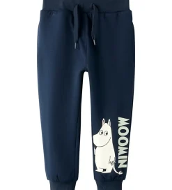 Bukser Og Jeans*Name It Sweatpants - NmnSloli - Moomin - Navy Blazer