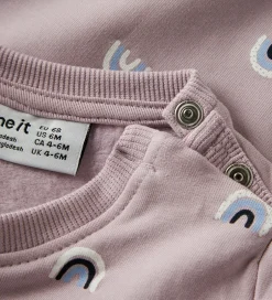 Sweatshirts*Name It Sweatshirt - NbfVimone - Keepsake Lilac/Rainbow