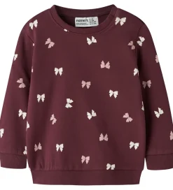 Sweatshirts*Name It Sweatshirt - NbfVimone - Burgundy/Bow