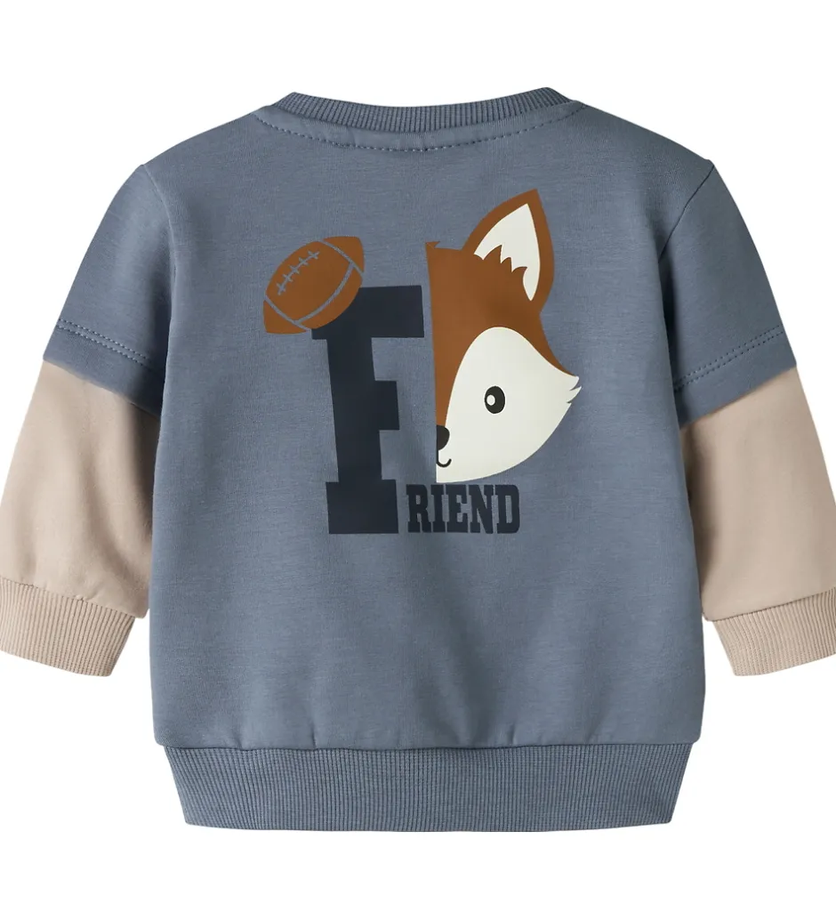 Børn Name It Sweatshirt - NbmSumo - Flint Stone