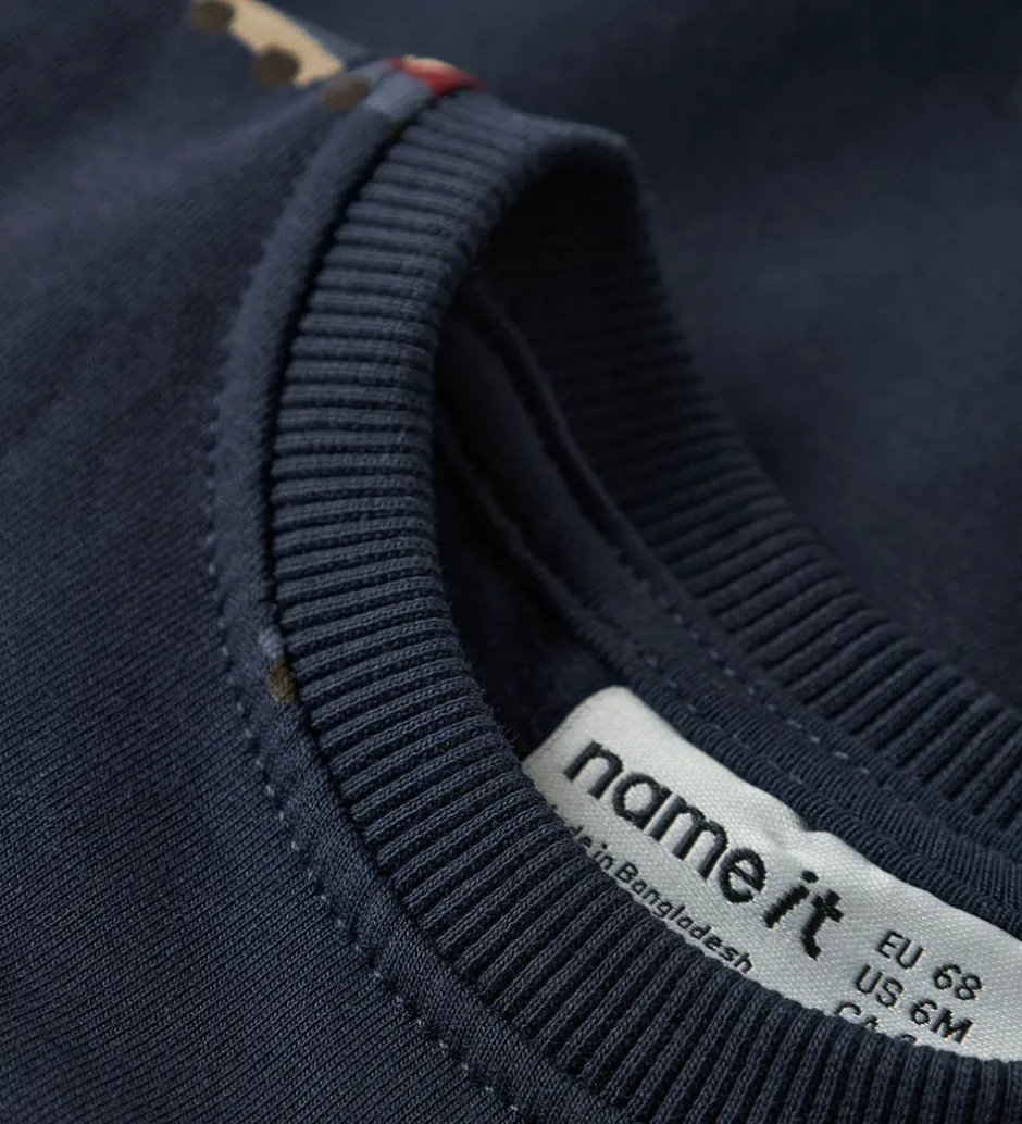 Sweatshirts*Name It Sweatshirt - NbmVimmer - Navy Blazer/Train