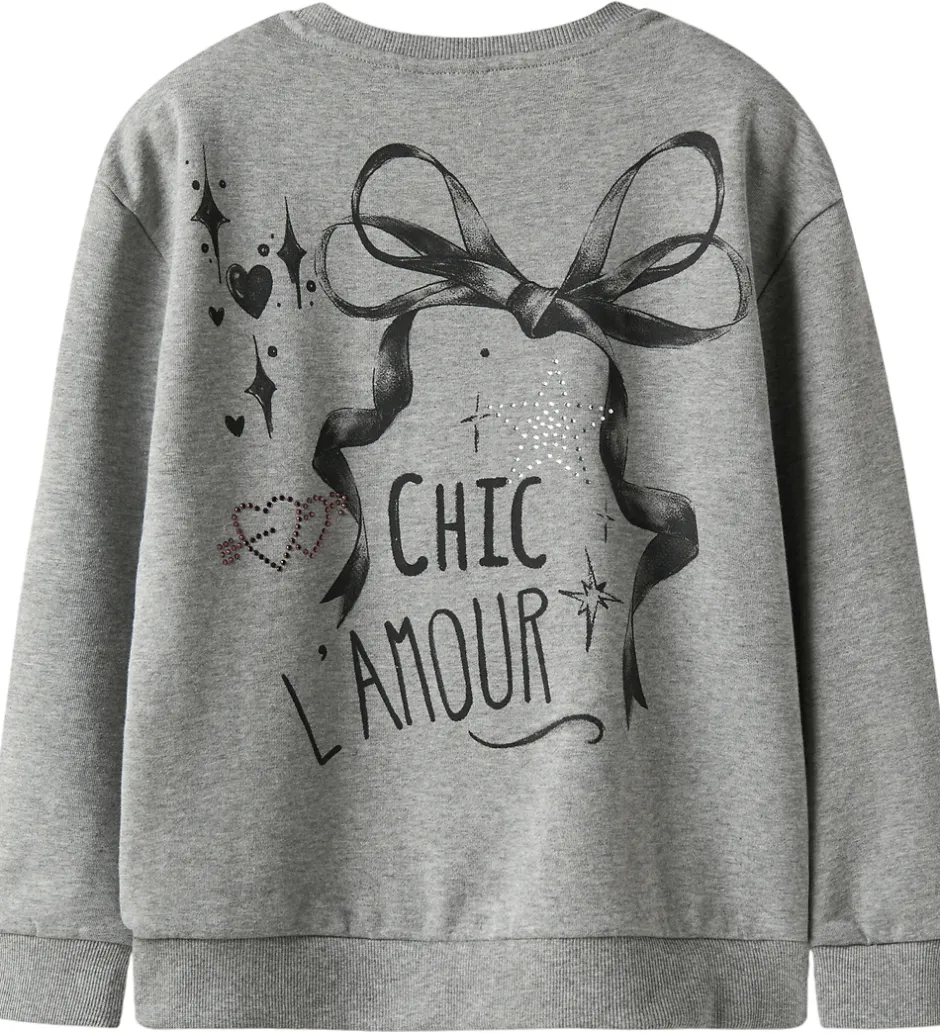 Sweatshirts*Name It Sweatshirt - NkfRastin - Grey Melange