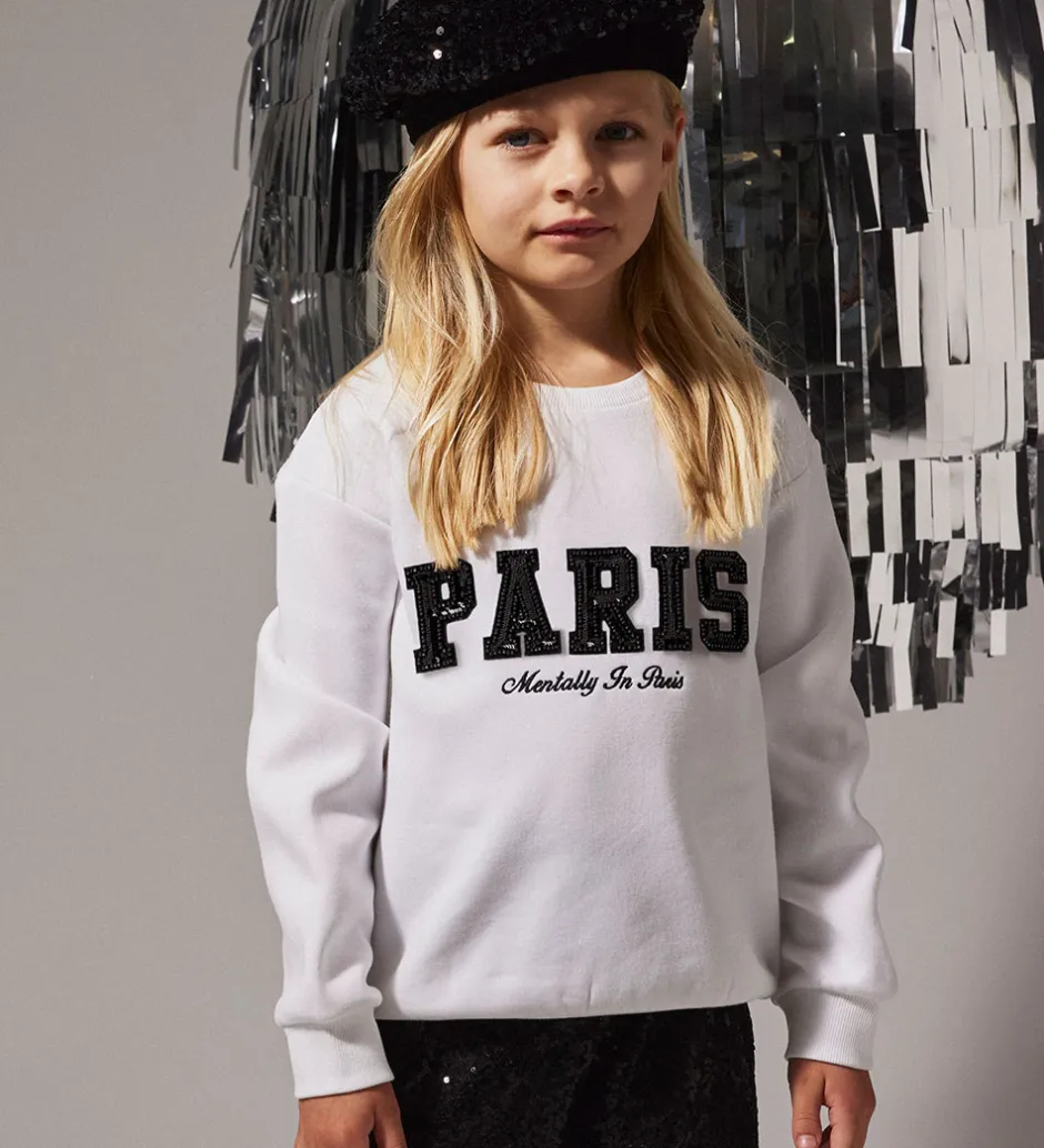 Sweatshirts*Name It Sweatshirt - NkfRetta - Bright White