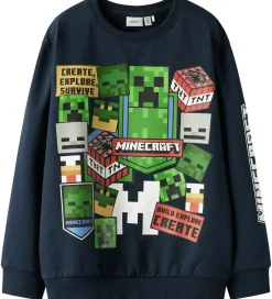 Sweatshirts*Name It Sweatshirt - NkmNeven - Minecraft - Navy Blazer