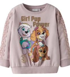 Børn Name It Sweatshirt - NmfNaba - Paw Patrol - Keepsake Lilac