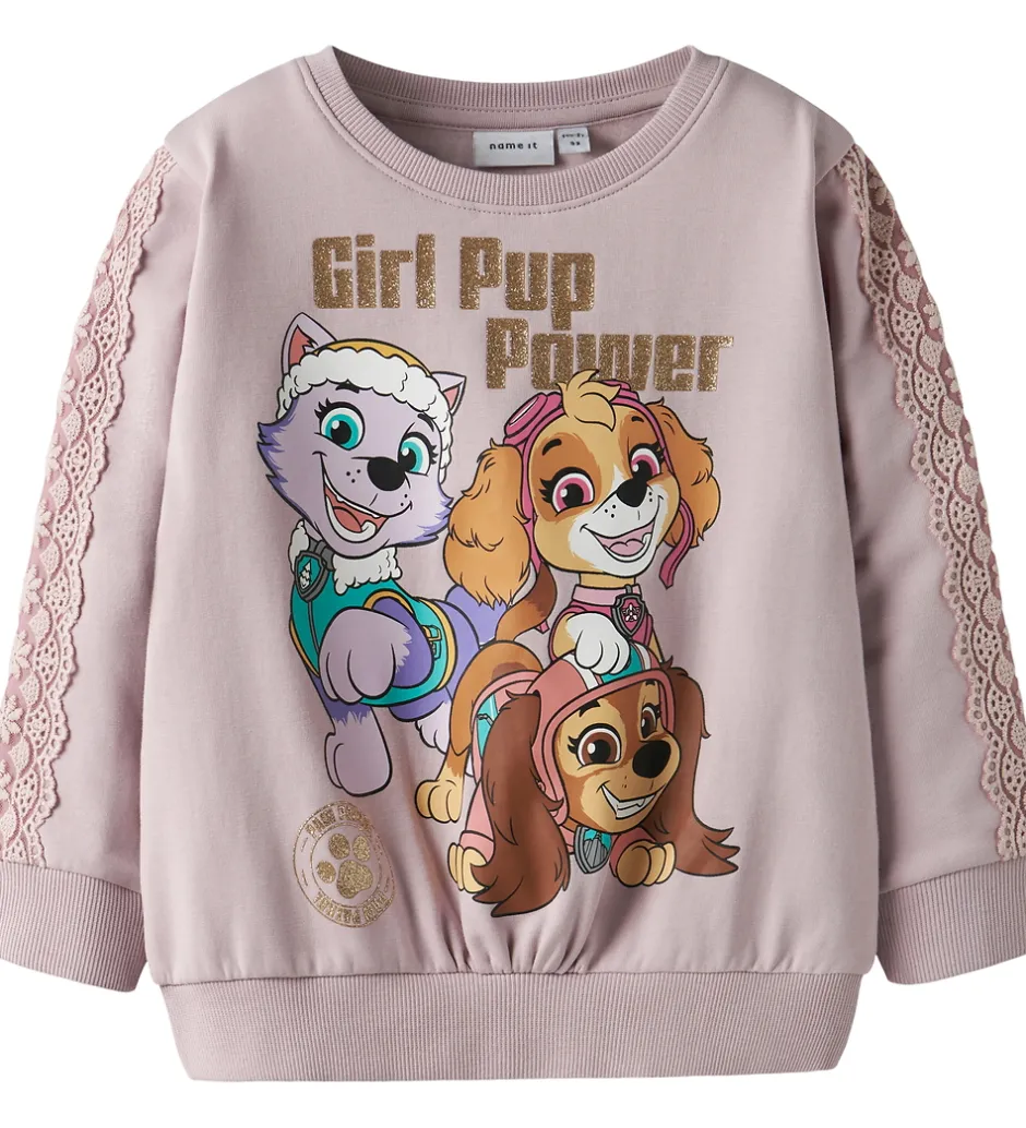 Børn Name It Sweatshirt - NmfNaba - Paw Patrol - Keepsake Lilac