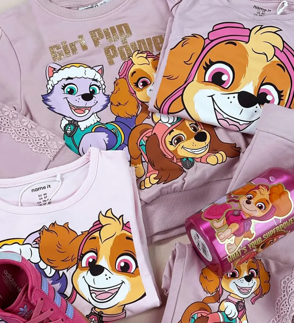 Børn Name It Sweatshirt - NmfNaba - Paw Patrol - Keepsake Lilac