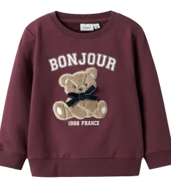 Sweatshirts*Name It Sweatshirt - NmfRear - Burgundy