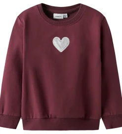 Sweatshirts|Juletøj*Name It Sweatshirt - NmfSakkina - Burgundy