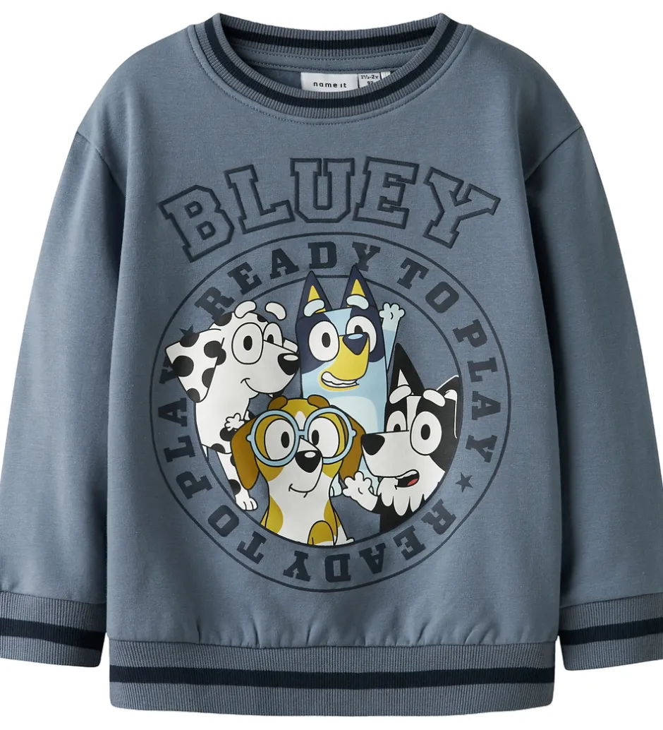 Sweatshirts*Name It Sweatshirt - NmmNimbu - Bluey - Flint Stone