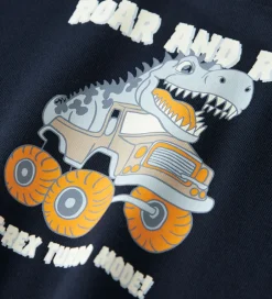 Børn Name It Sweatshirt - Nmmvildar - Navy Blazer/Dino Car
