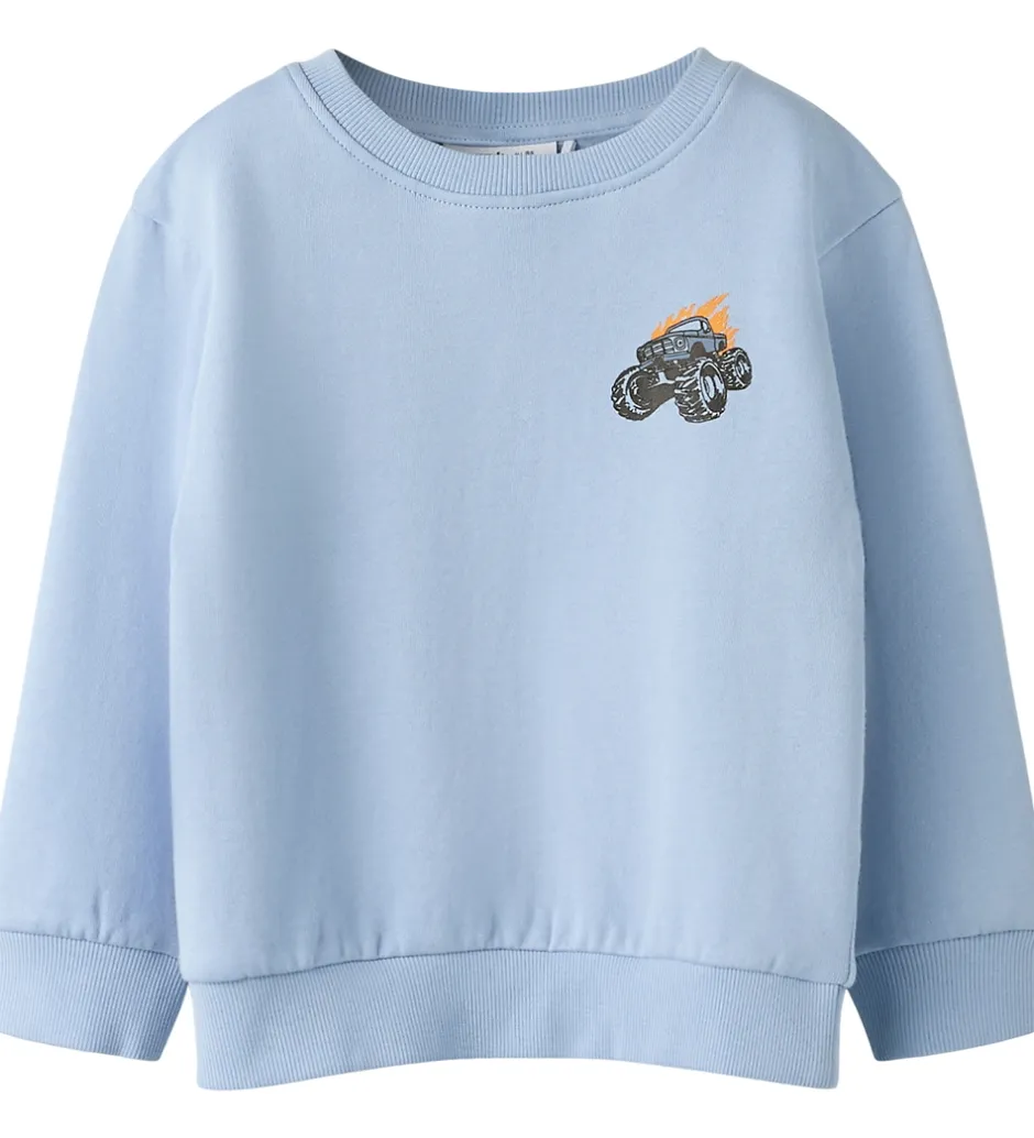Sweatshirts*Name It Sweatshirt - Nmmvildar - Kentucky Blue/Monstertruck