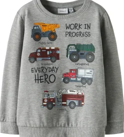 Sweatshirts*Name It Sweatshirt - Tonka - NmmOrson - Grey Melange