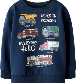 Børn Name It Sweatshirt - Tonka - NmmOrson - Navy Blazer