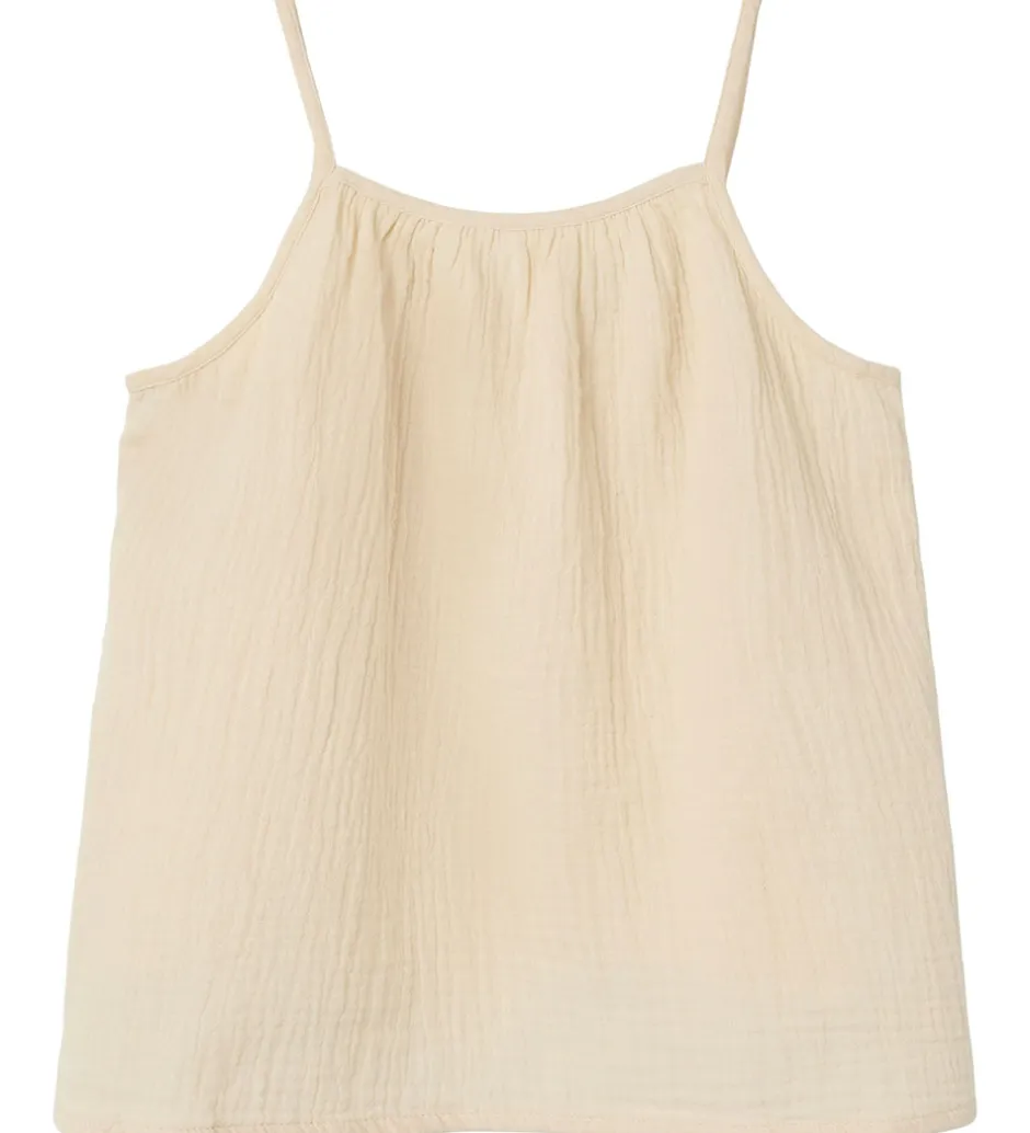Børn Name It Top - Musselin - Strap - NkfHisa - Brazzilian Sand