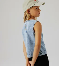 Børn Name It Top - NkfAmelia - Medium Blue Denim
