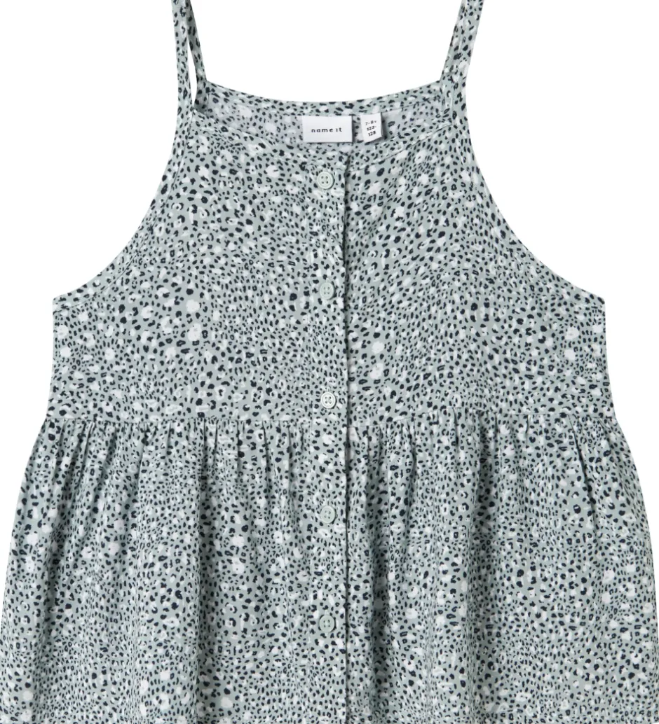 Toppe*Name It Top - NkfJilli - Strap - Aqua Gray/Leo