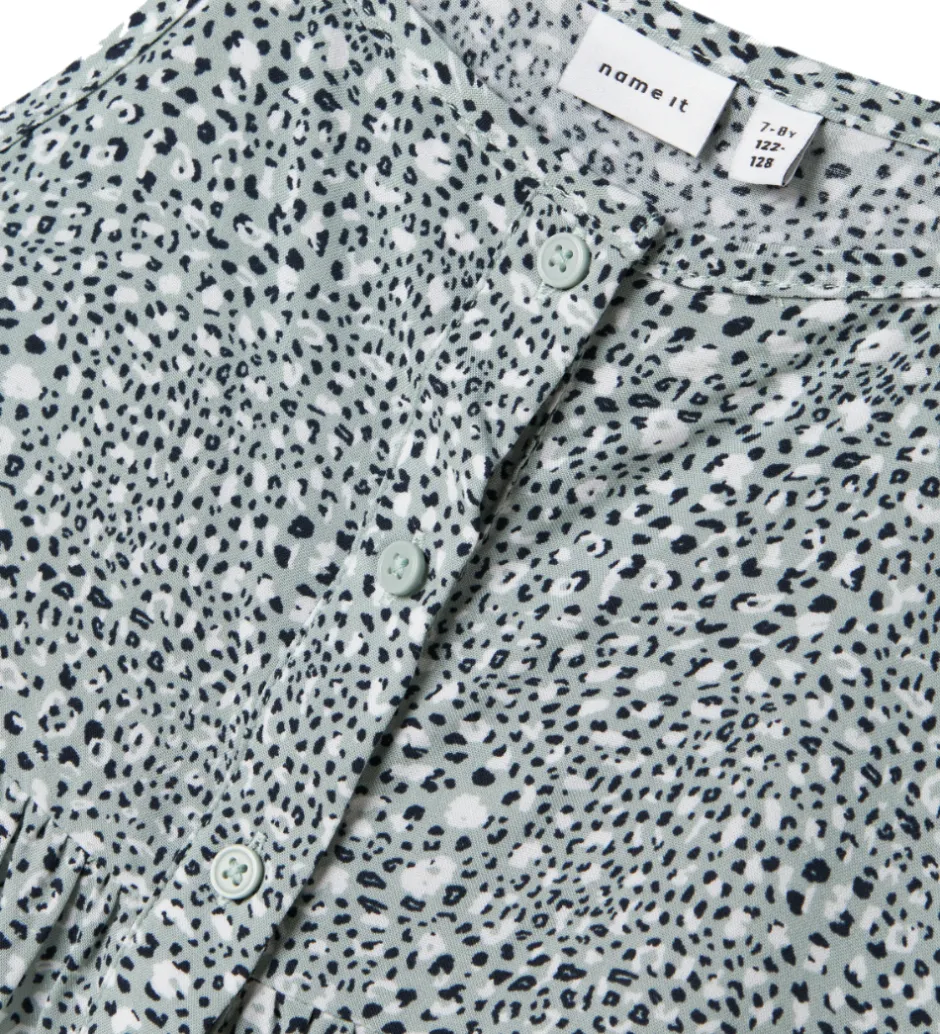 Toppe*Name It Top - NkfJilli - Strap - Aqua Gray/Leo