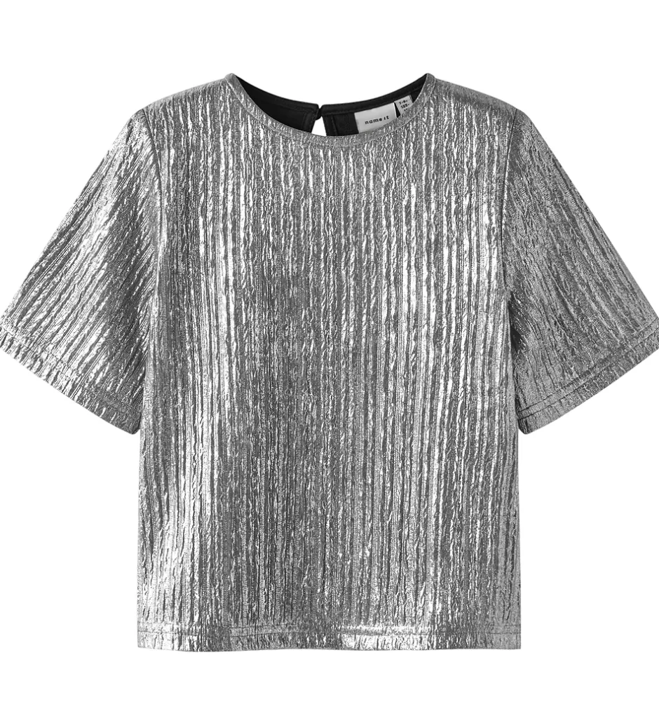 T-Shirts|Juletøj*Name It T-shirt - NkfReneing - Silver