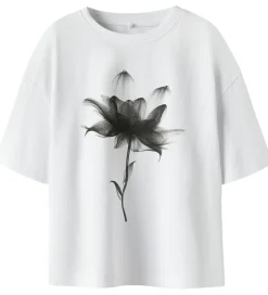 Børn Name It T-shirt - NkfSvea - Bright White