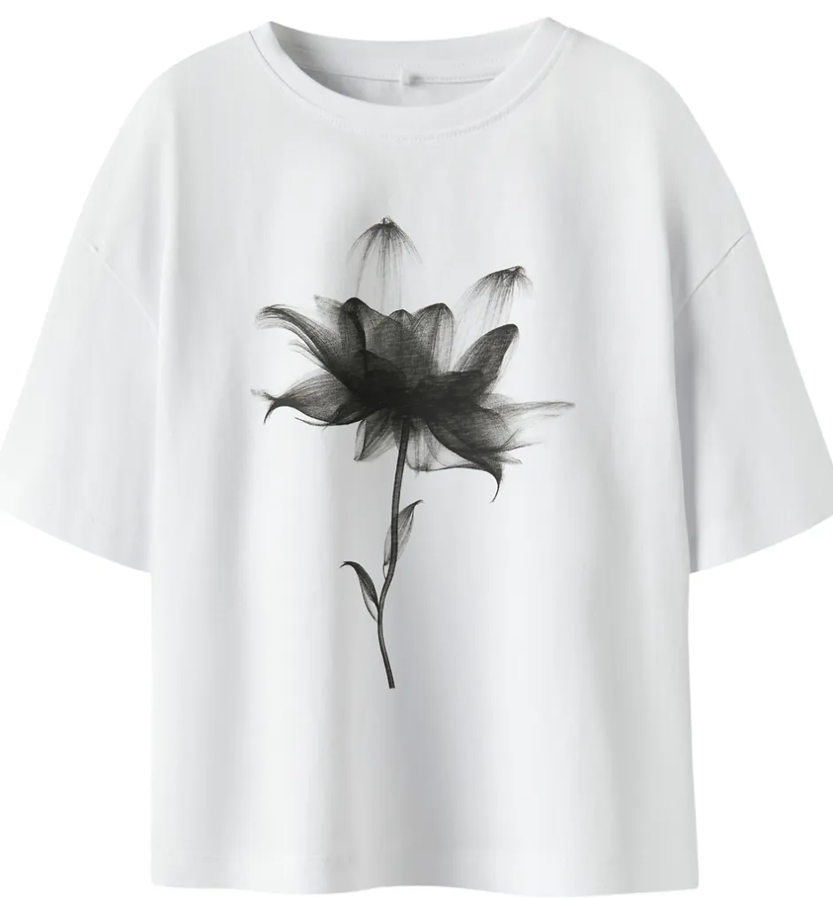 Børn Name It T-shirt - NkfSvea - Bright White